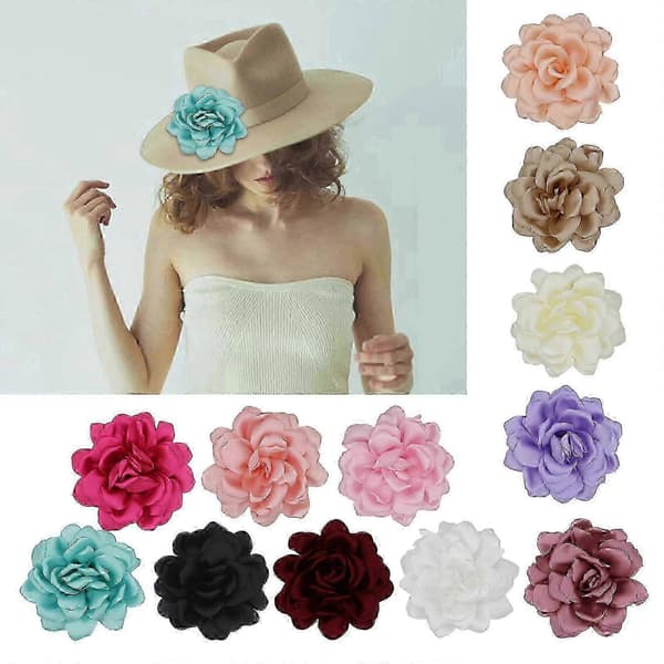 Unik Kavajblomma Nål Prydnad med Chic Snöbuddesign Black