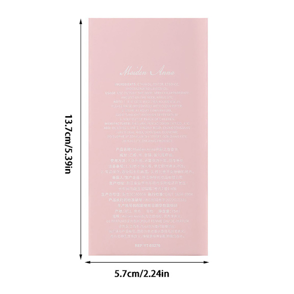 75 ml parfume til kvinder, langvarig let duftparfume onesize