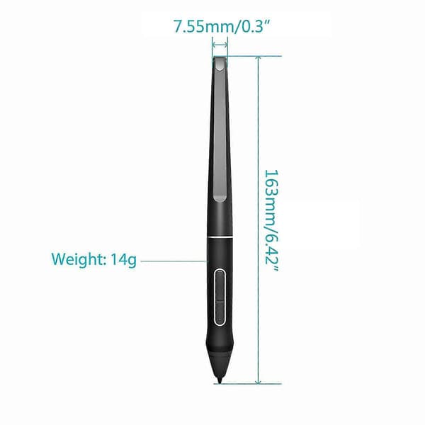 Pw507 for Huion Stylus Pen Digital Graphics Kamvas Pro 12/ Pro 13/ Pro 16/16/20