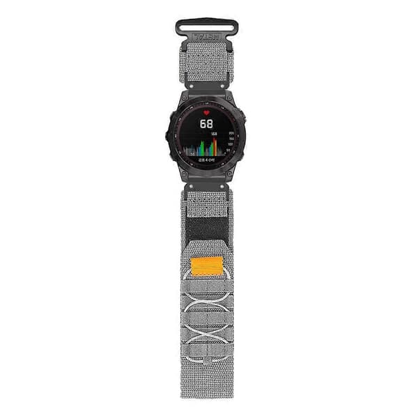 26 mm kellonranneke Garmin Fenix 8 51mm 7X 6X 5X Quick Release Nylon Magic Tape -ranneke - Midnight Blu Multicolor—2f Multicolor Midnight Blue