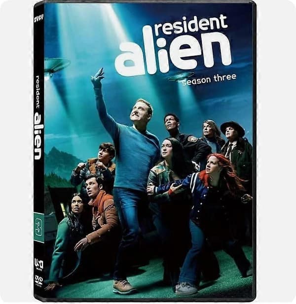 RESIDENT ALIEN : Koko sarja, kaudet 1 2 3 (9DVD)