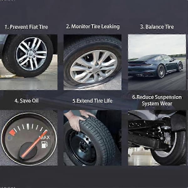 4 stk. TPMS-sensor PMV-107J for Toyota 4Runner Camry Lexus GS350 ES350 dekktrykkovervåkingssystem Black