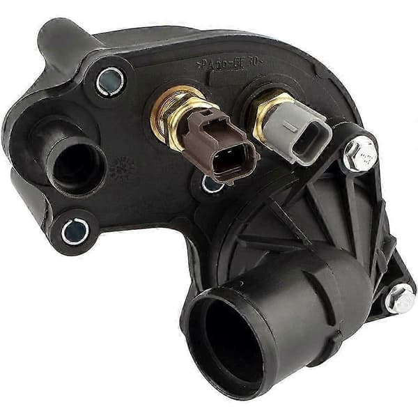 Termostatenhet Vattenventil med Sensor YU3Z8A586AA YU3Z-8A586-AA för Ford Explorer Ranger Mercury Mountaineer Black