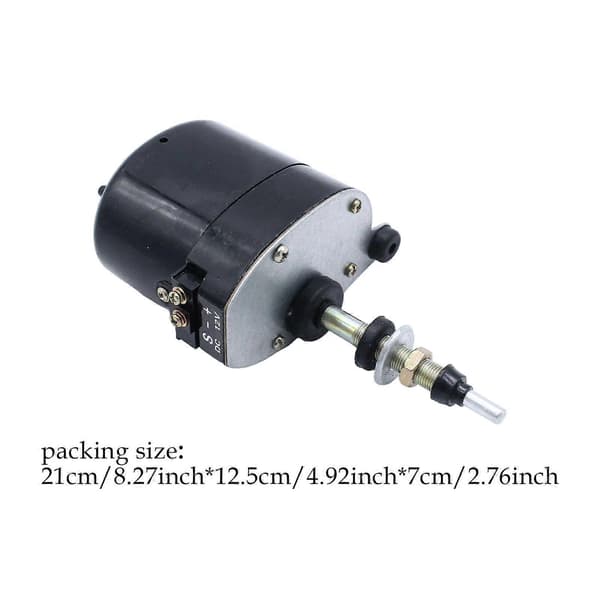 Generisk traktor vindusviskermotorkomponent 105 graders feievinkel reservedel 12V—dt