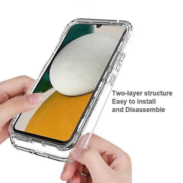 (Nytt) Støtsikkert klart gradient PC + TPU-telefondeksel For Samsung Galaxy A34 5G