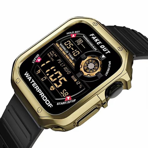 For Apple-Watch7 41/45mm Vaskbart deksel TPU-deksel Støtsikkert fullt støtfanger for Rose Gold