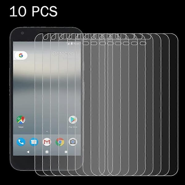 10 st för Google Pixel XL 0,26 mm 9H ythårdhet 2,5D explosionssäker skärmfilm i härdat glas Not Specified