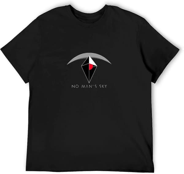 Miesten T-paita No Man's Sky T-paita Musta Black 2XL