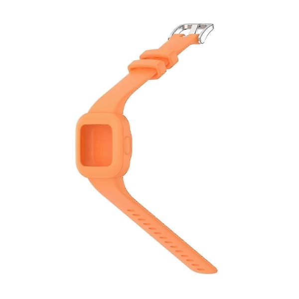 Erstatningssilikonrem for Garmin Vivofit JR3 - Sikker passform for aktive barn Orange