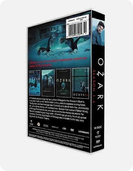 Ozark: Den komplette tv-serie sæson 1-4 (DVD 14-Disc sæt) engelsk version