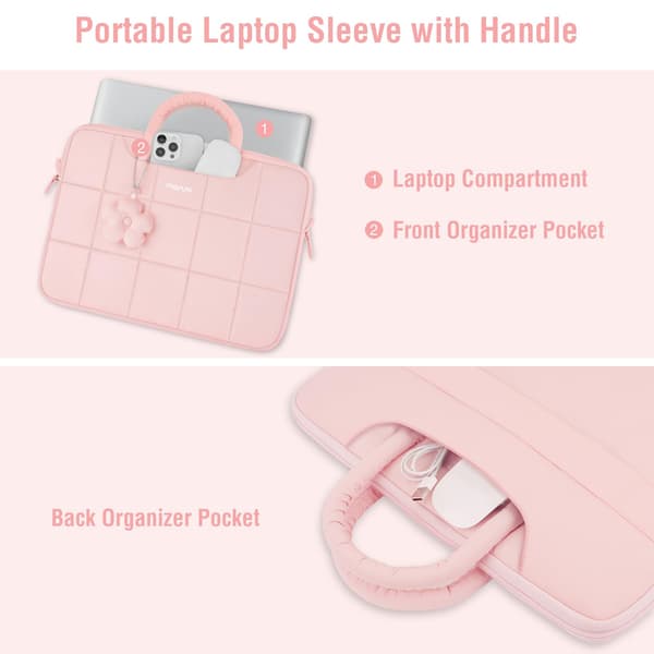 MOSISO Laptopveske 16 tommer, 15-15,6 tommer Puffy Laptopfutteral