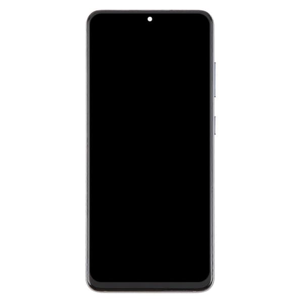 【Ny】 For Samsung Galaxy S20 5G SM-G981B TFT LCD-skjerm Digitizer Fullmontering med ramme (grå) Grå