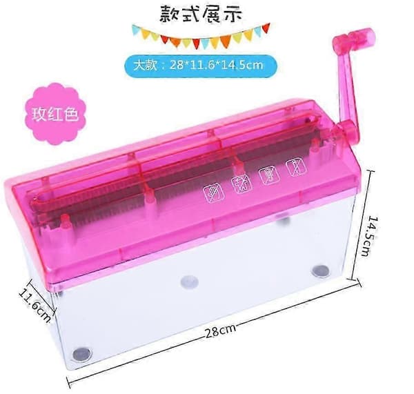 【2F】Mini A4 Papirkvern Manuell Bordkutter Blue