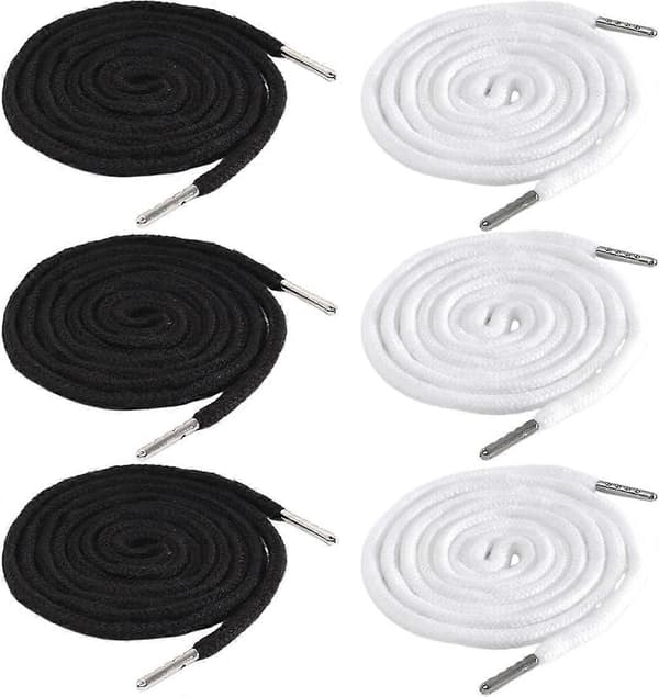6 Pcs Hoodie Replacement Drawstring, Jogging Pants, Copper Tip, Replacement Drawstring for Jackets Sweatshirts Shorts Sports Pants (130 cm)