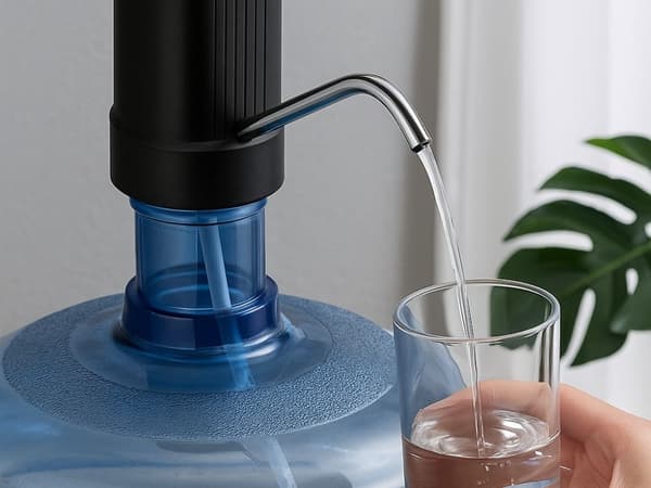 [2F]Elektrisk vandpumpe - Trådløs dispenser til kander og flasker