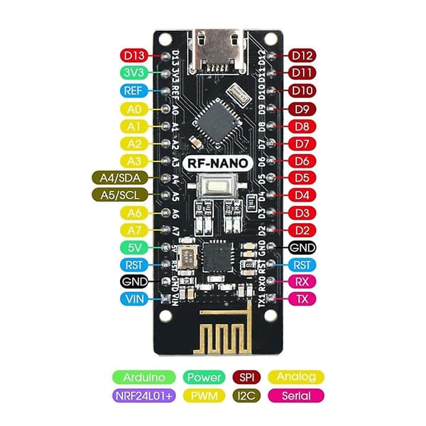 Enkel trådløs tilkobling RF-Nano-kompatible ATMEGA328P serielle moduler B