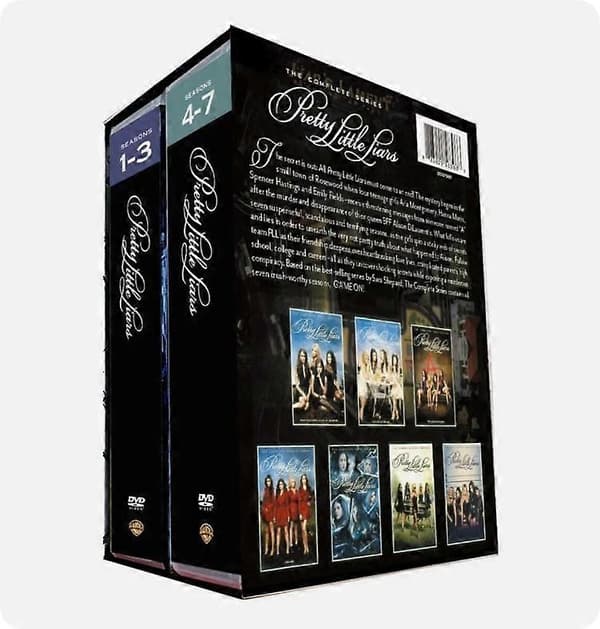 PRETTY LITTLE LIARS DEN KOMPLETTE SERIEN SESONG 1-7 (DVD 36-Disker)