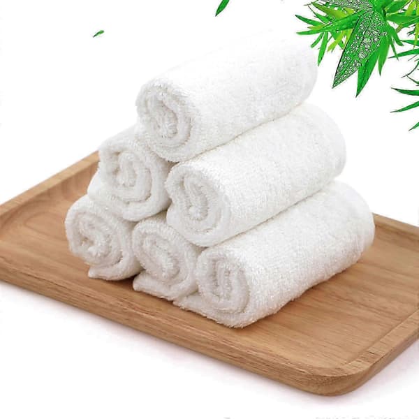 6-pack mjuka absorberande disktrasor för köksrengöring, 10x14 tum växtbaserade diskhanddukar i rayon [2F]