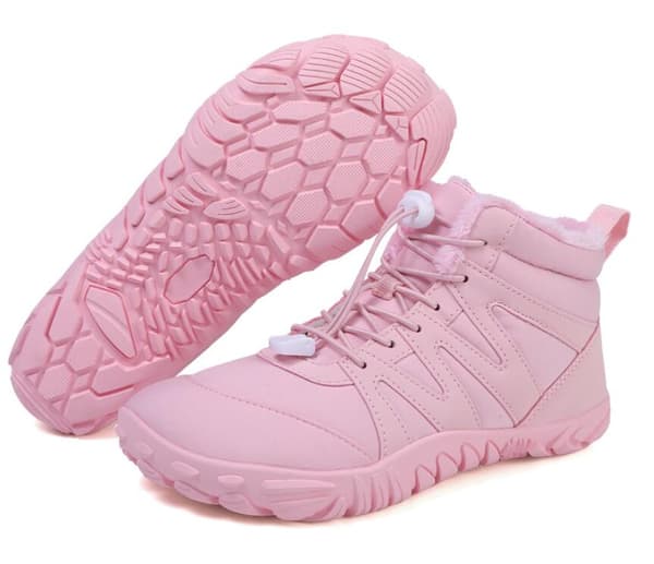 Vinterboots för kvinnor och män, fodrade varma vinterskor Pink Pink 44