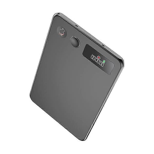 (Ny) A3P 0,42-tums höger display ultratunn AI Smart röstinspelare stöder AIREC-APP Black 32GB
