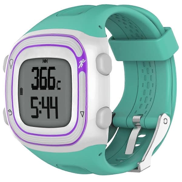 Silikone sportsarmbånd til Garmin Forerunner 10 / 15 Mint Green