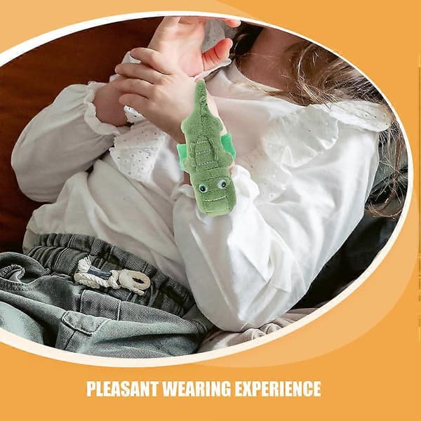 Dyr Plysj Slap Armbånd Design Snap Bånd 2 Stk for Barn