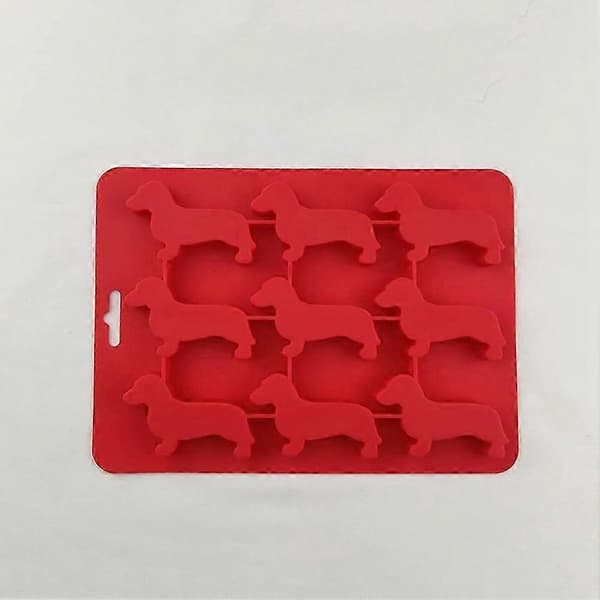 Silikon Taxvalp Formad Isbits Chokladkakform DIY Hem Isbricka, Silikonform, Bro Brown