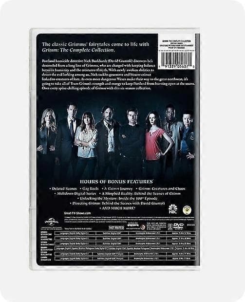 Grimm: The Complete Series Collection sæson 1-6 (DVD,2018,29-Disc Set) engelsk version