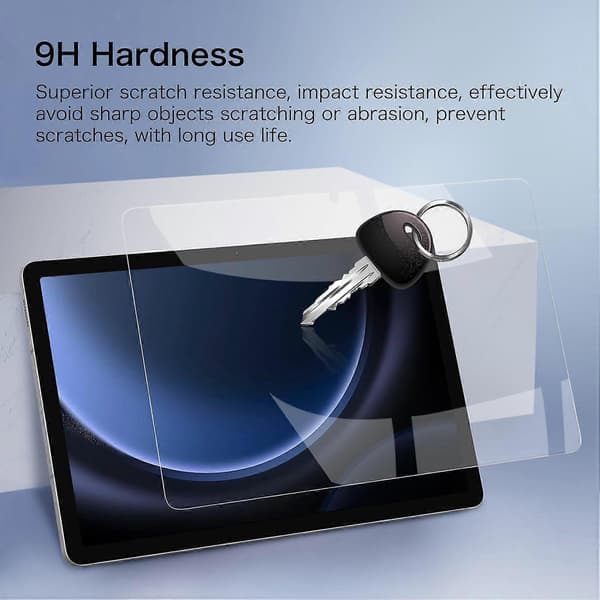 Tempered Glass Screen Protector for Samsung Galaxy Tab (2-pack) Samsung Galaxy Tab S9+/Tab S9+ 5G