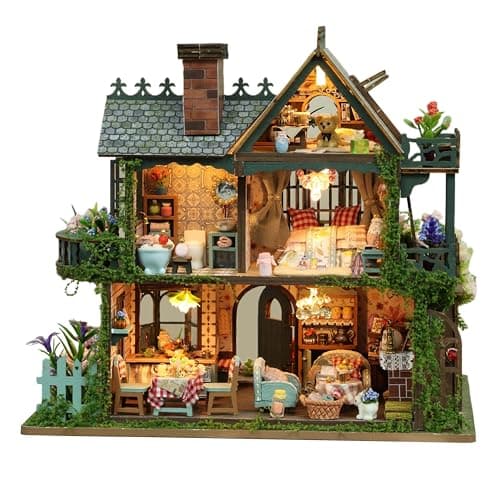 RHZN Miniaturehuskit, Miniaturesæt, Minibyggekit til voksne | Botanisk h Botanical House