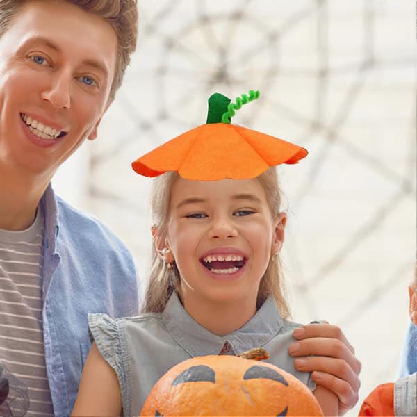 Halloween-hårbøyle med festlig gresskardesign, elastisk og komfortabel passform, slitesterk hårbøyle for fester