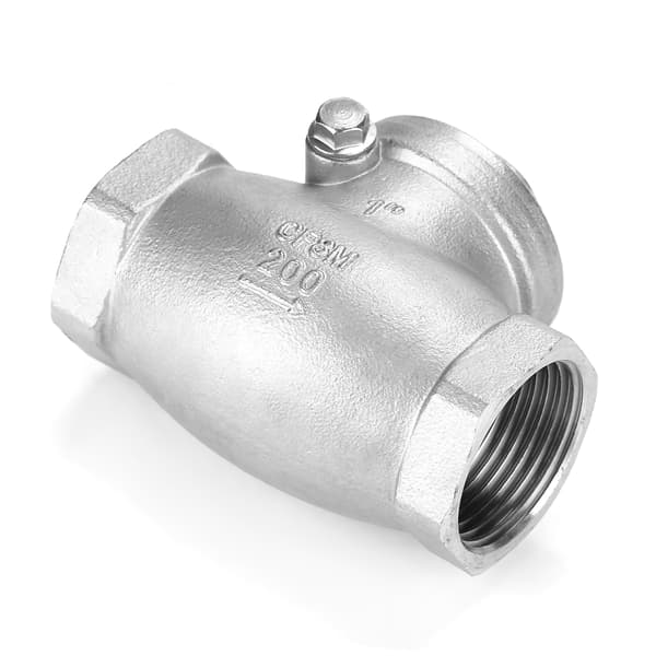 1\" DN25 backventil i rostfritt stål med invändig gänga WOG 200PSI