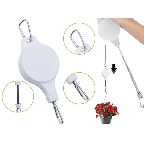Plant Hanger Plant Hook Extendable Adjustable Handle