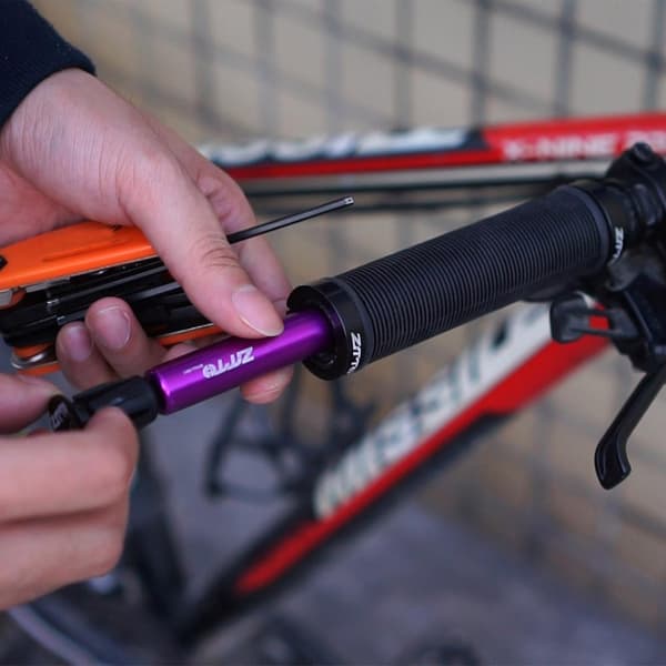 MTB Slangeløse Dekk i Aluminiumslegering Fiks Punktering Raskt Bærbart Dekkpluggsett A