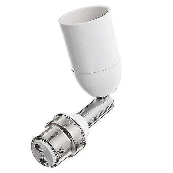 B22 til E27 2a Drejelig Fleksibel Forlæng Universal Konverter Pære Adapter Lampeholder Ac250v