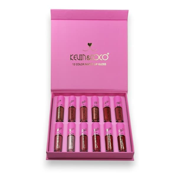 Halloween Sminke Lipgloss Sett 12 Pakke Leppestift