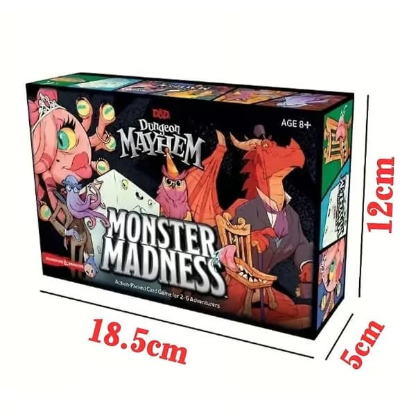 Baldur's Gate Dungeon Mayhem brætspil Monster Madness kort engelsk version børnelegetøj gave [HK] Dungeon