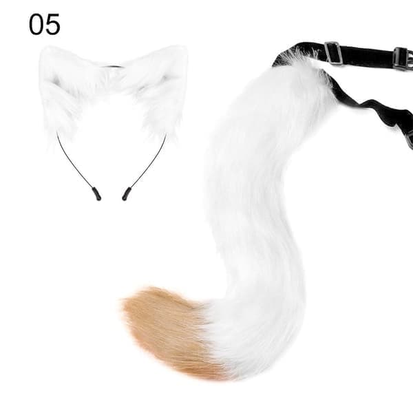 Räv Cosplay Rävsvans Tyg 05 05 05 5 5