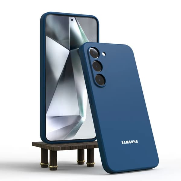 Blødt silikoneetui til Samsung Galaxy S24 S23 S22 S21 S10 FE Ultra A55 A54 A35 A34 A16 - Sort til S21 Til S21 Sort