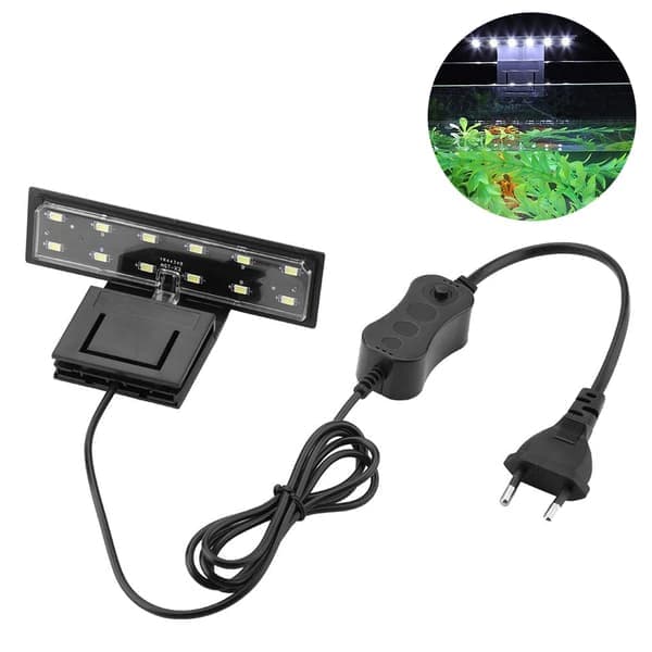 X3 akvarium LED-belysning skala akvarielampa hög ljusstyrka