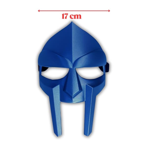 Cosplay Gladiator Halloween festmask Blå L blue