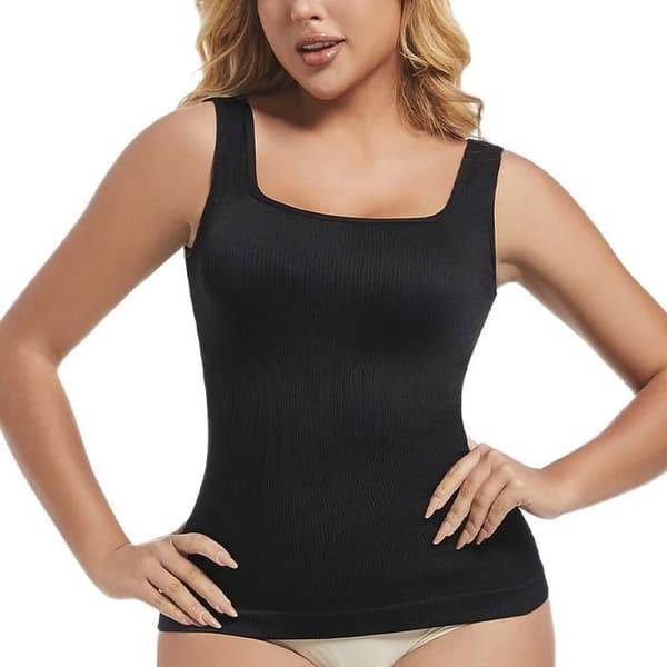 Shapewear magekontroll singlet kompresjonssinglet for kvinner L