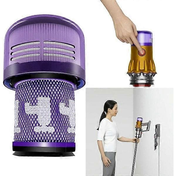 x HEPA filter til Dyson V12 Detect Slim støvsuger fo , ;   -Sy