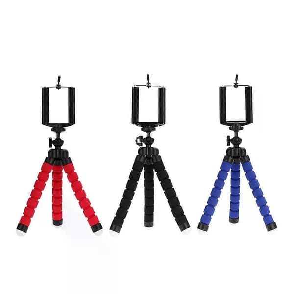 Stativ til telefon mobil kamera holder klemme smartphone monopod trefod stativ blæksprutte mini stativ til telefon