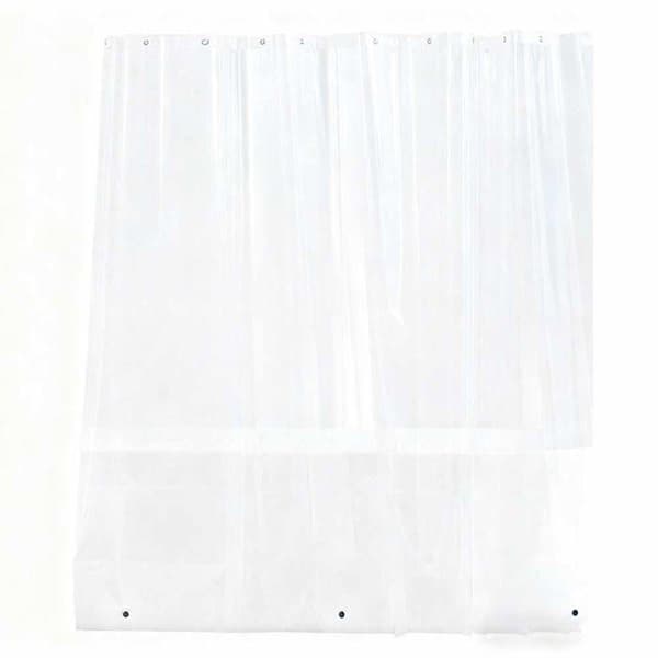 Transparent duschdraperi, storlek 180x200 centimeter, med 3 magneter
