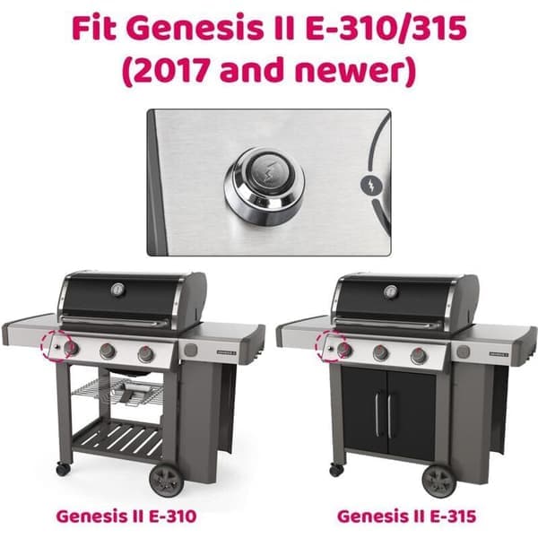 Reservedeler til Weber Genesis II griller – Inkluderer tenner 66354 for E-310, E-315, S-310, S-315 osv.