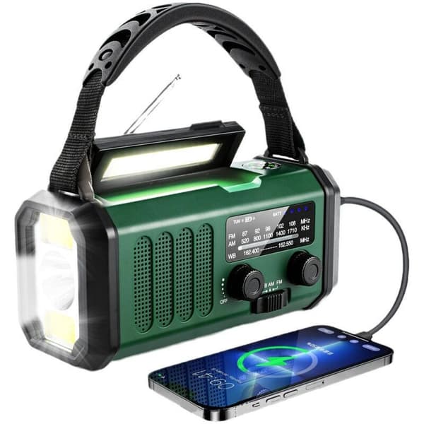 20000 mAh hätäsääradio - NOAA/AM/FM H