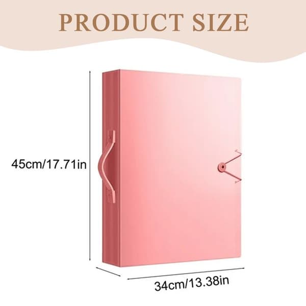 Bildebok for barn - Rosa - med håndtak, 30 sider