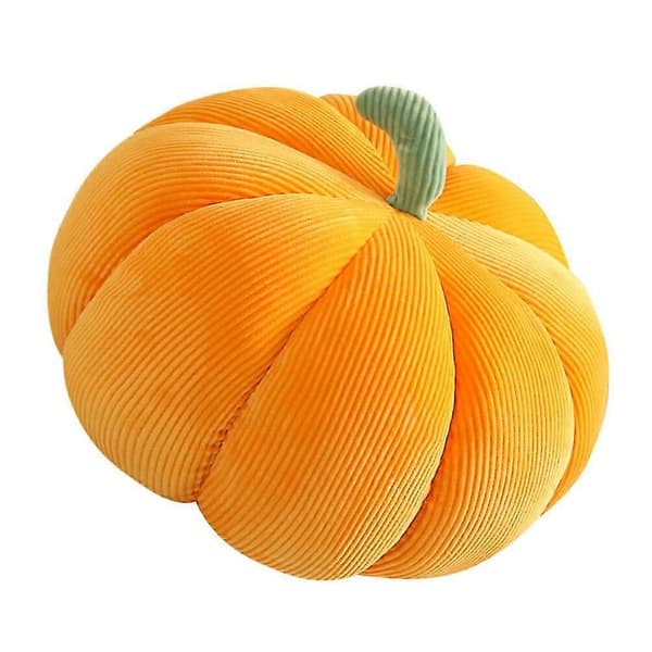 2026 Fluffy utstoppet gresskarputepute Halloween plysj gresskar dekorativ sofapute