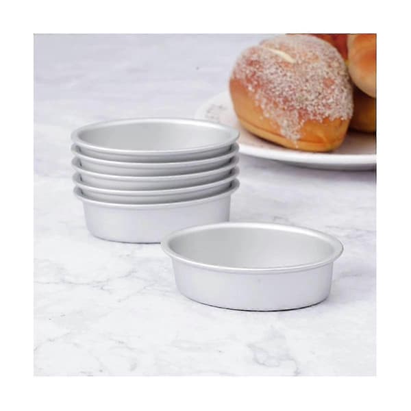 16 stk. ostforme i aluminiumslegering, non-stick bageforme, oval brødform, gør-det-selv chokoladekageform